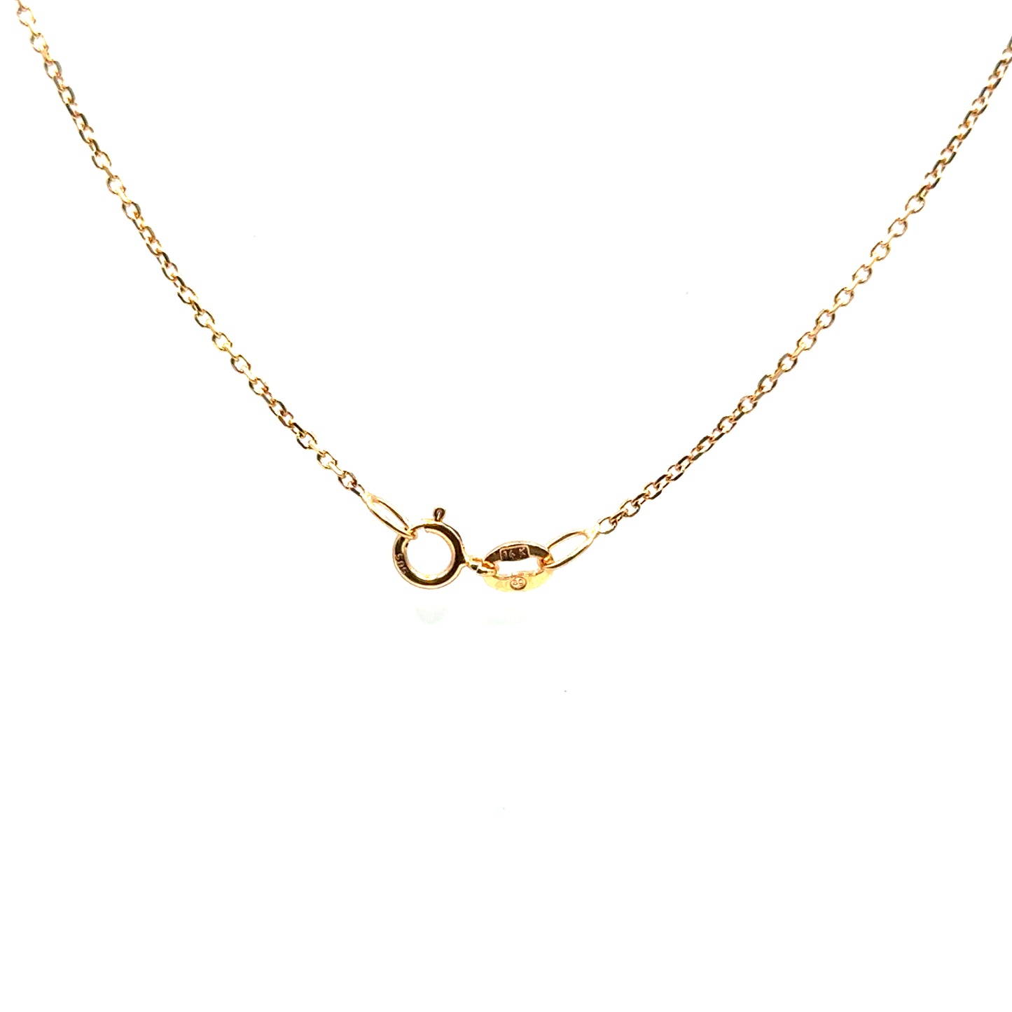 Cadena Rolo (50cm) en Oro Rosado 14K