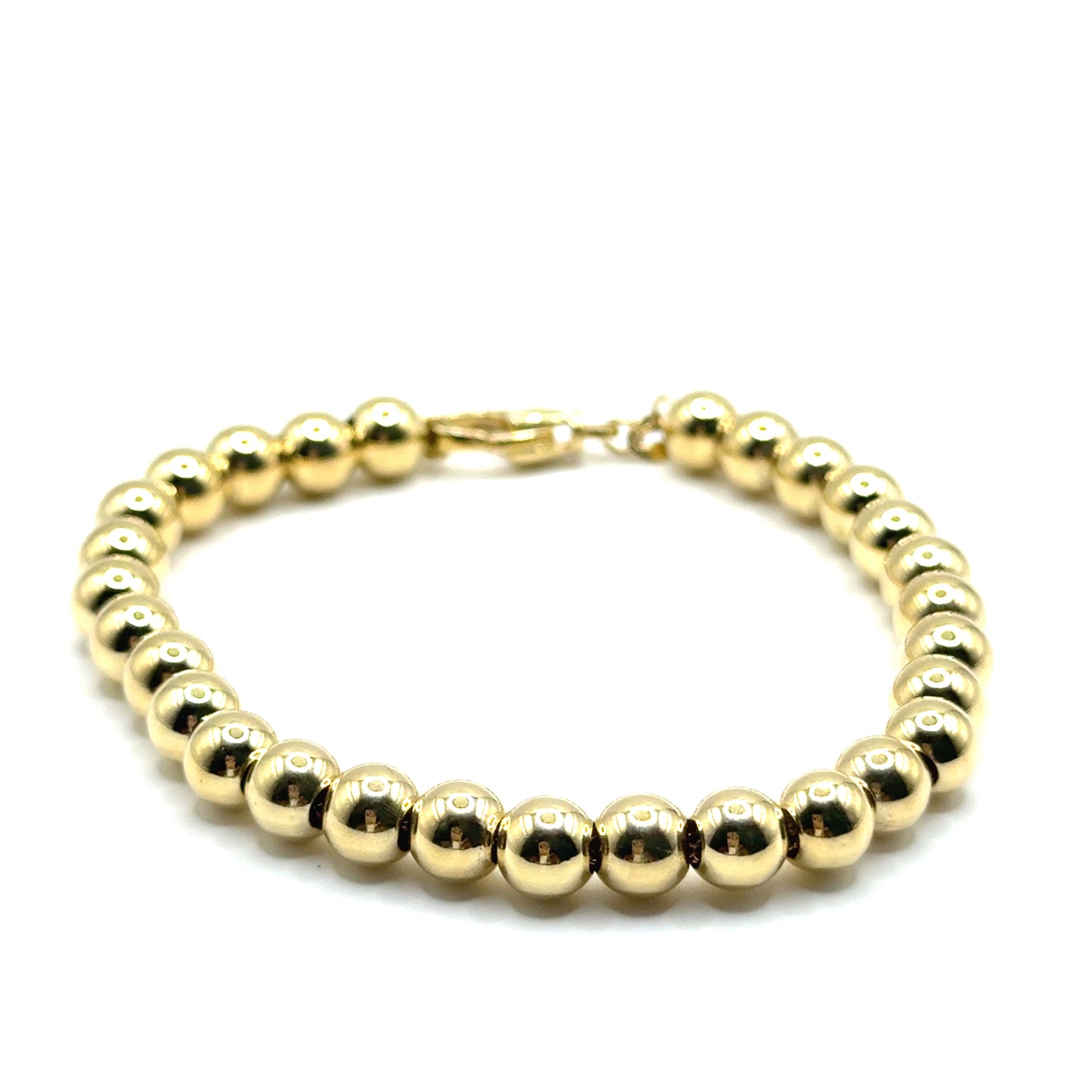 Pulsera (bolitas) en Oro 10K