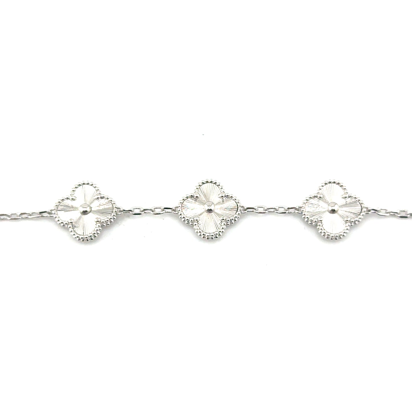 Pulsera (trébol) en Plata