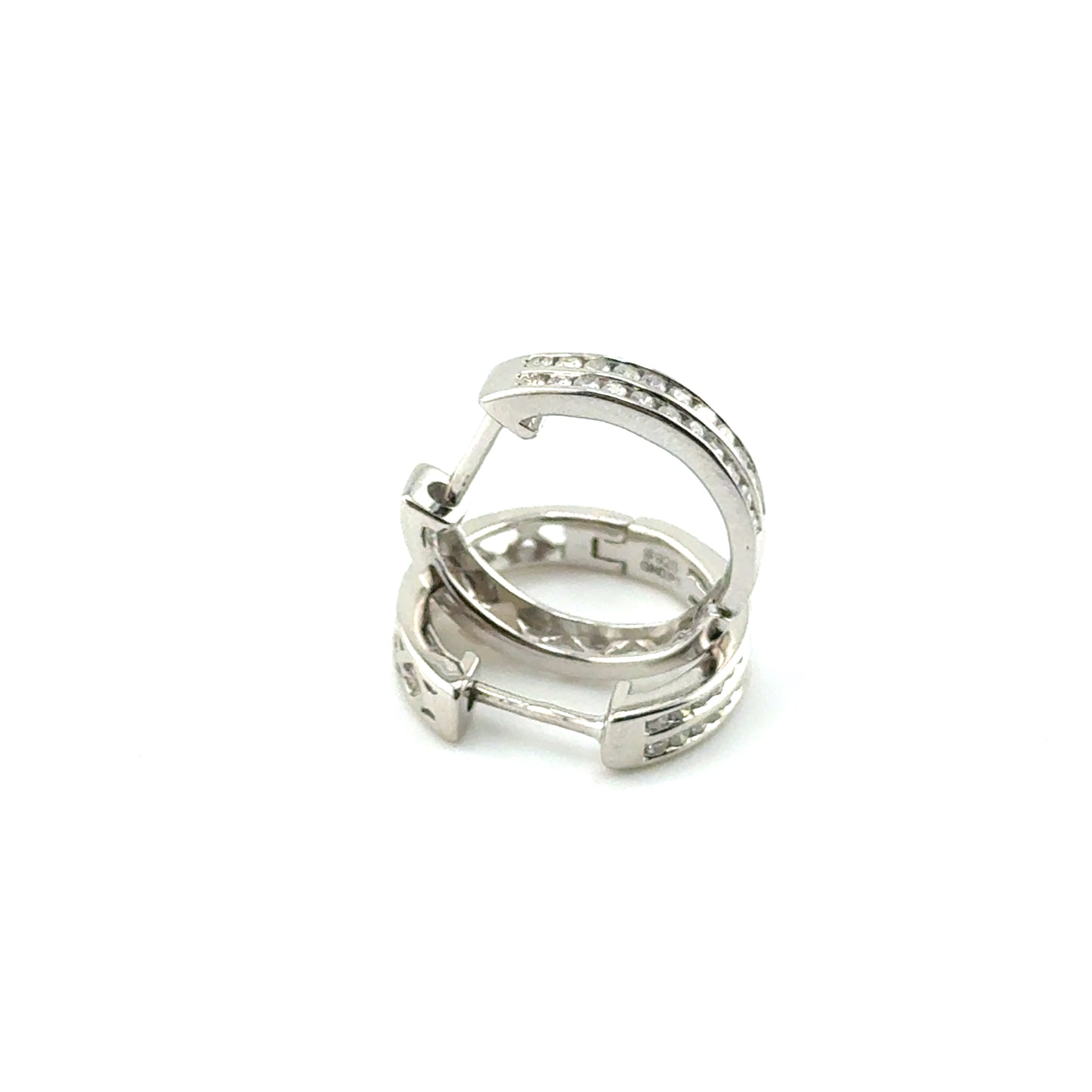 Argollas de Diamantes en Plata