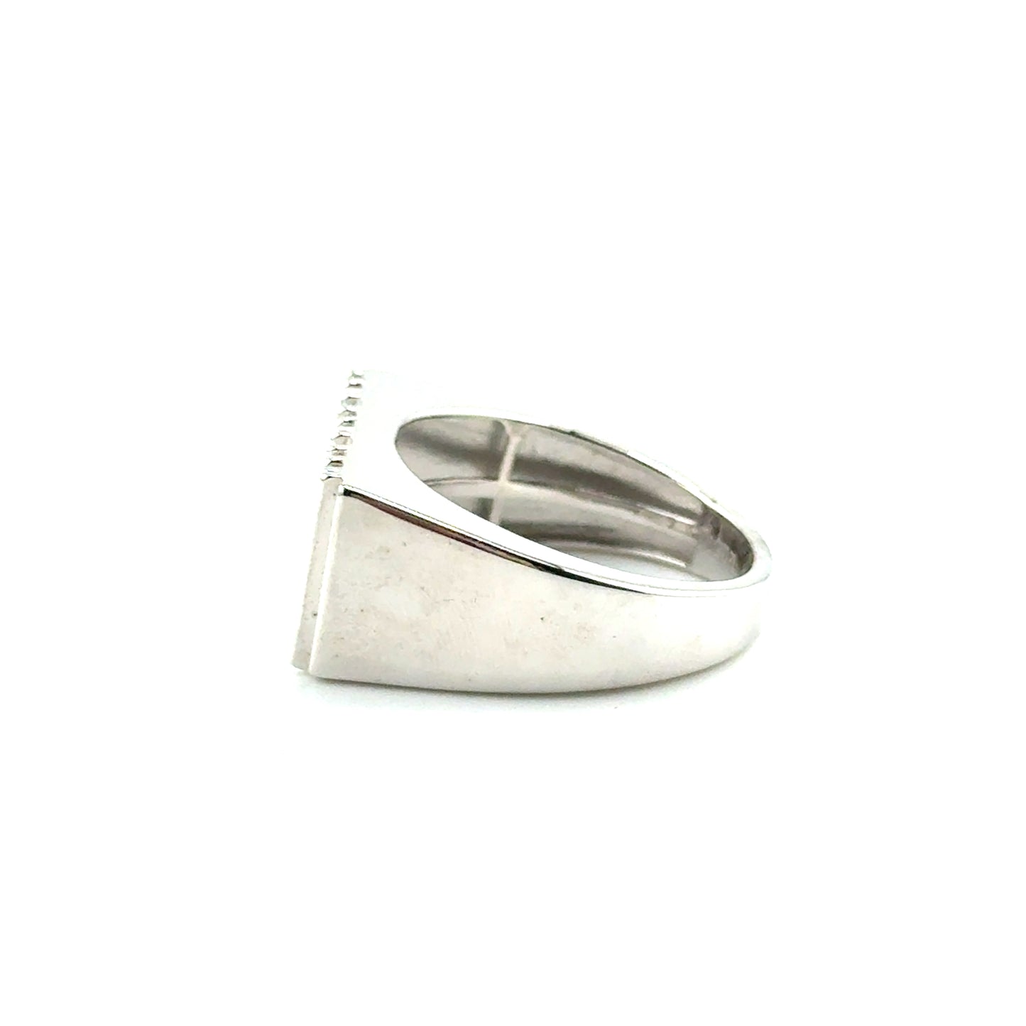 Anillo (de hombre) en Plata con Diamantes