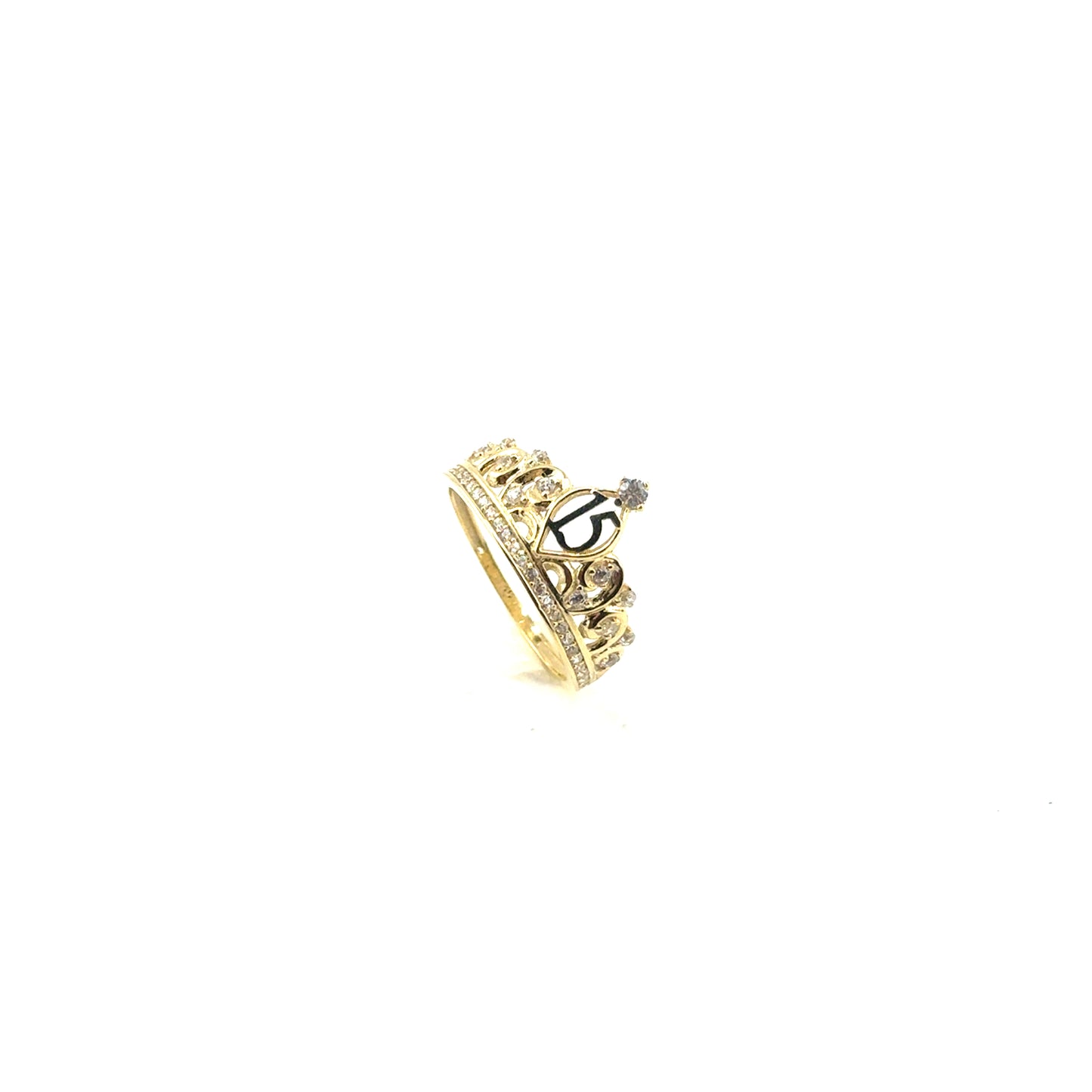 Anillo de Quinceaño en Oro 10K