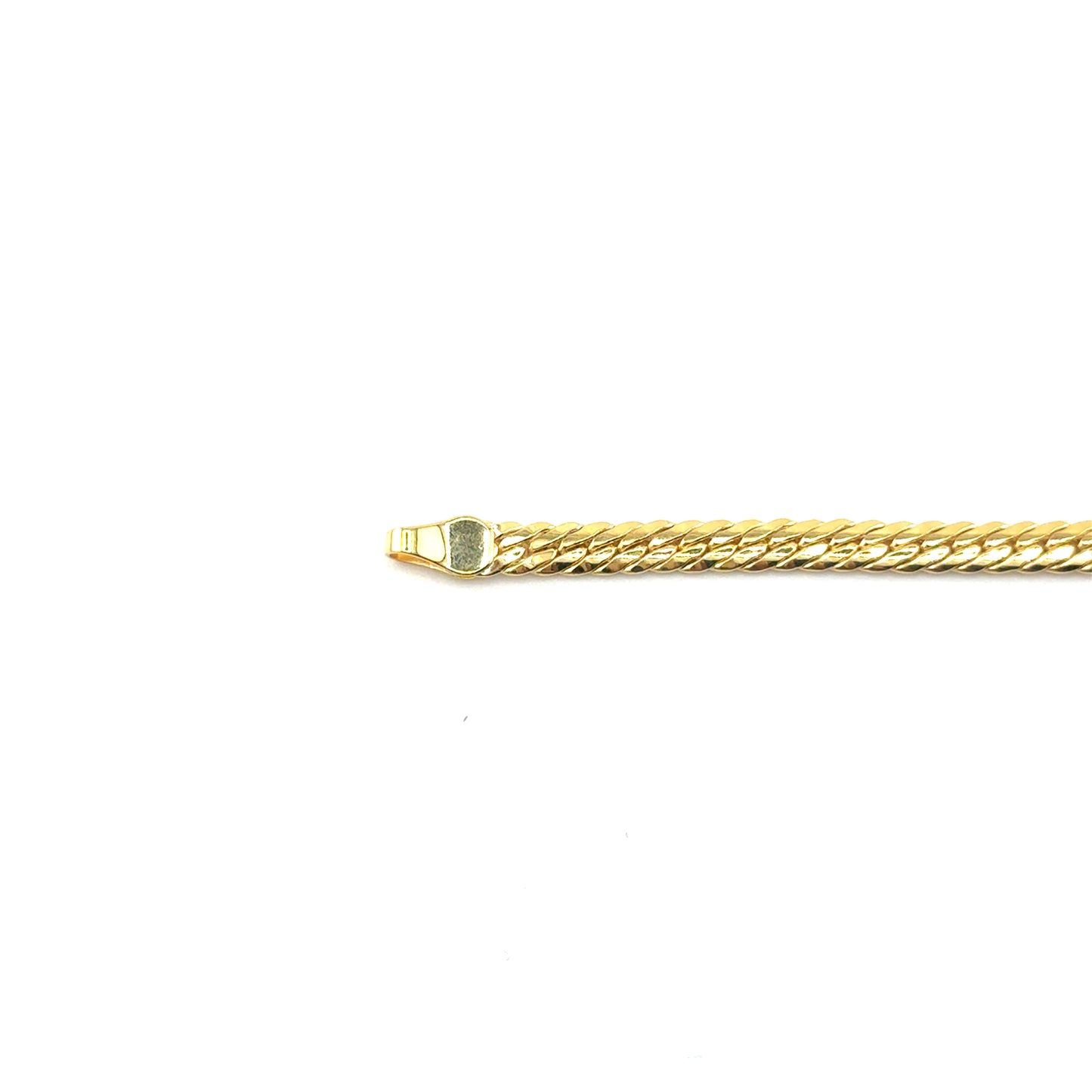 Pulsera (lomo de corvina) en Oro 10K