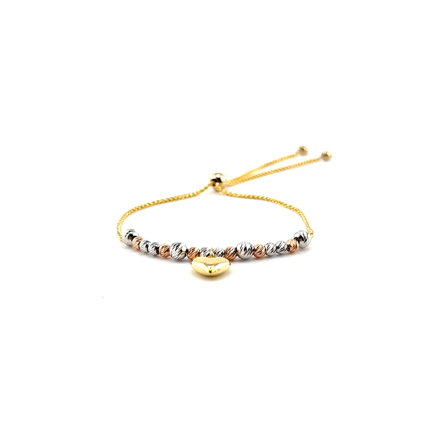 Pulsera (ajustable) en Oro Tres Tonos