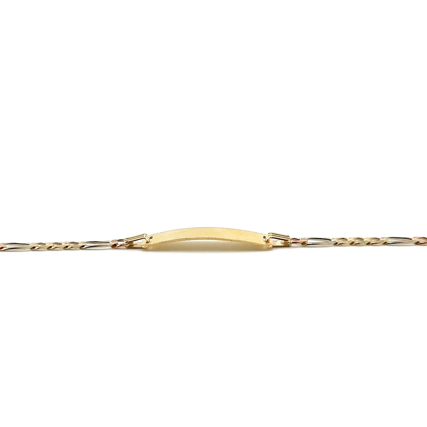 Pulsera ID (cartier) en Oro 10K (tres tonos)