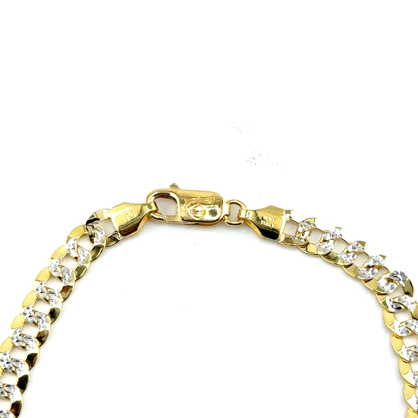 Pulsera (gourmet) en Oro (dos tonos) 10K