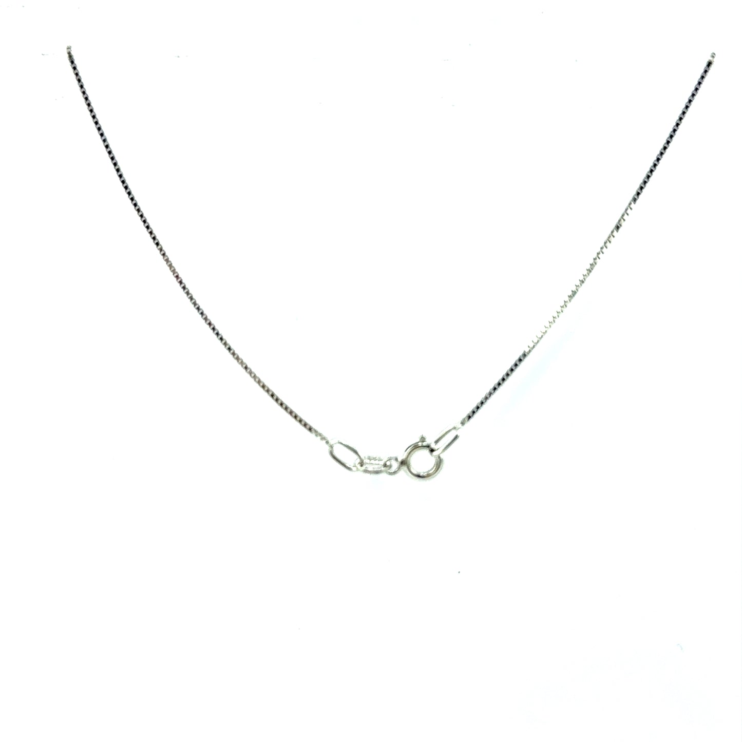 Cadena (veneciana) en Oro Blanco 10K (45cm)