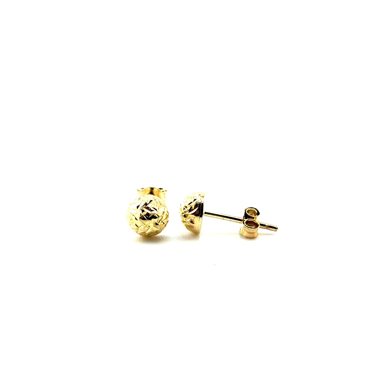 Aretes (media bolita 5mm) en Oro 10K