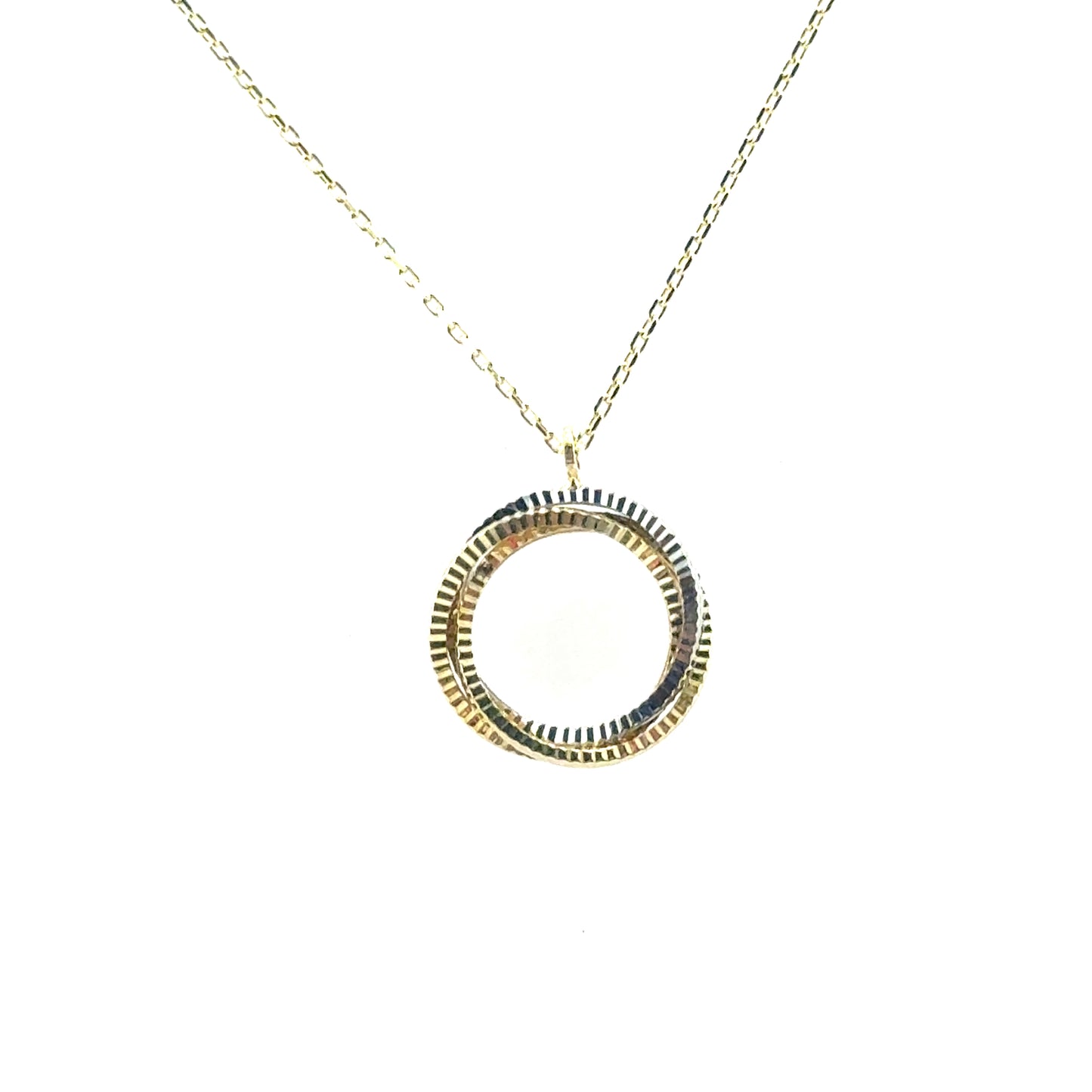 Collar (circulos) en Oro 10K