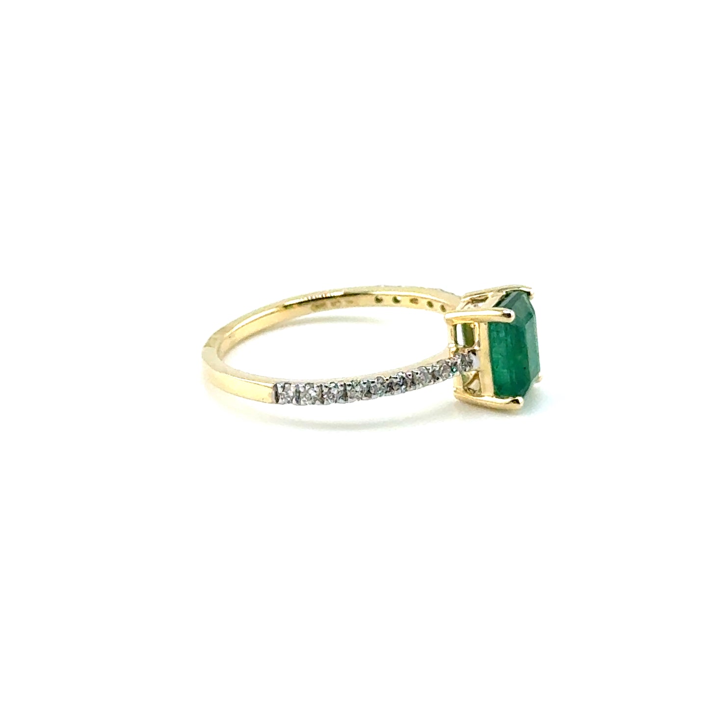 Anillo de Esmeralda en Oro 14K