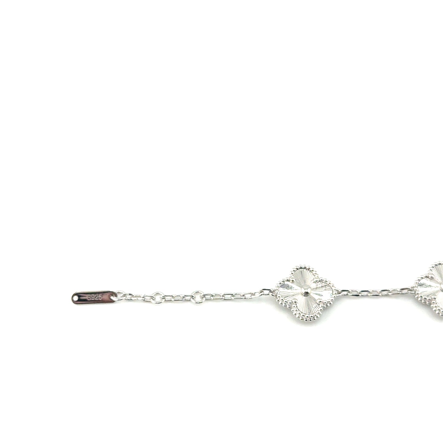 Pulsera (trébol) en Plata