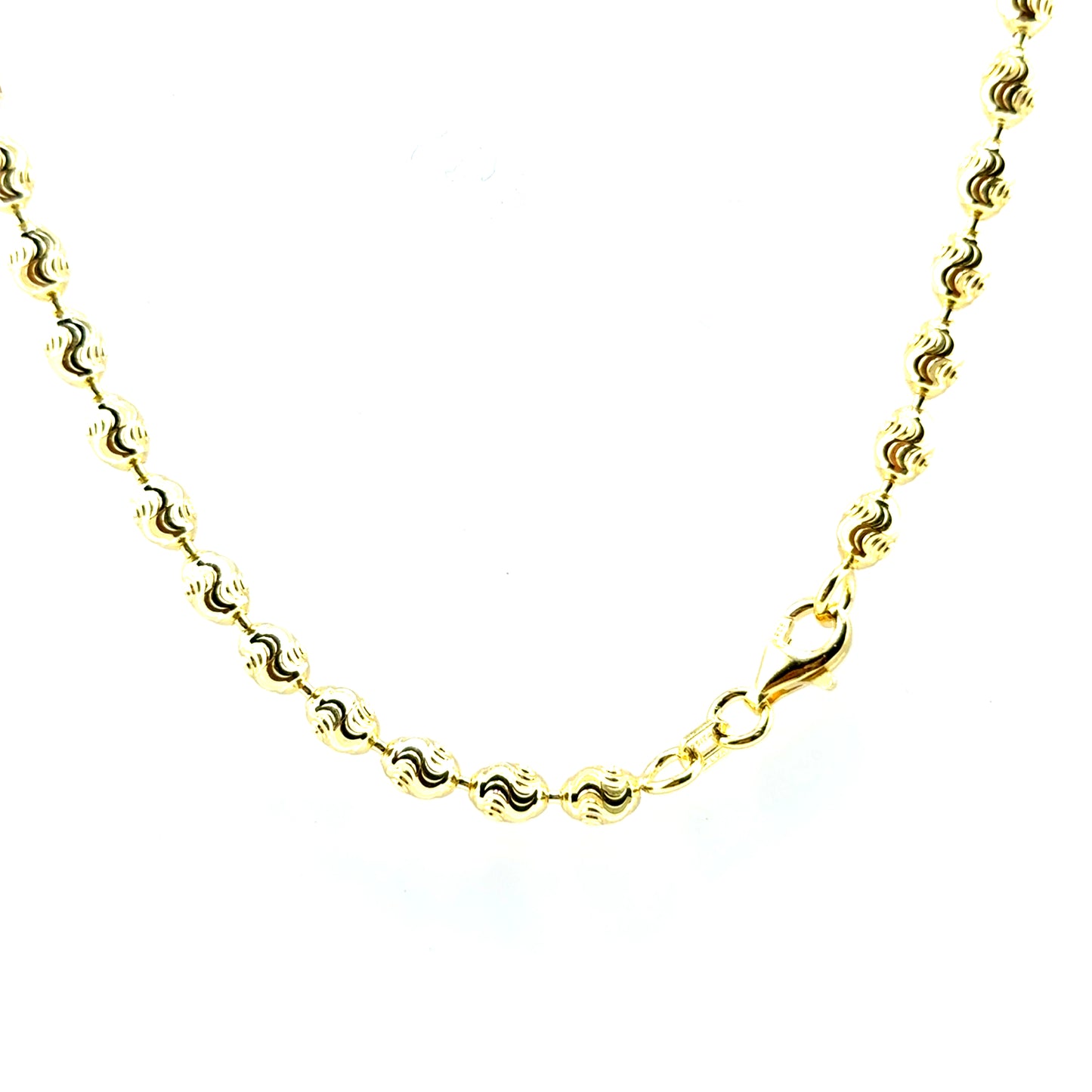 Cadena Bolitas (55cm) en Plata (bañado)