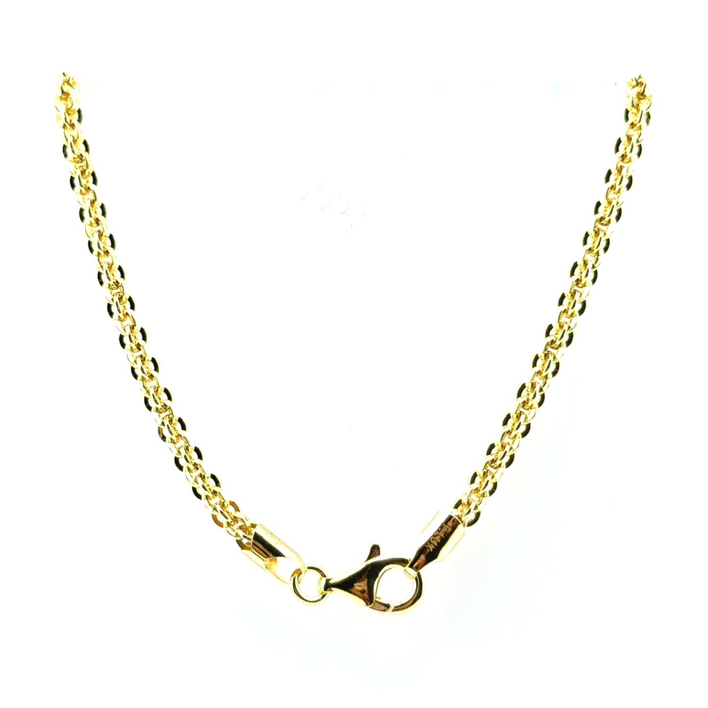 Cadena Rolo en Plata (bañado)