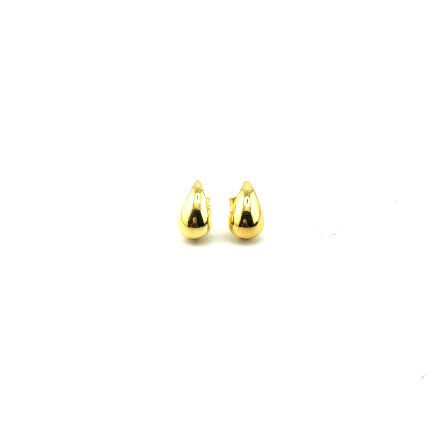 Aretes (gota) en Plata (baño de oro)