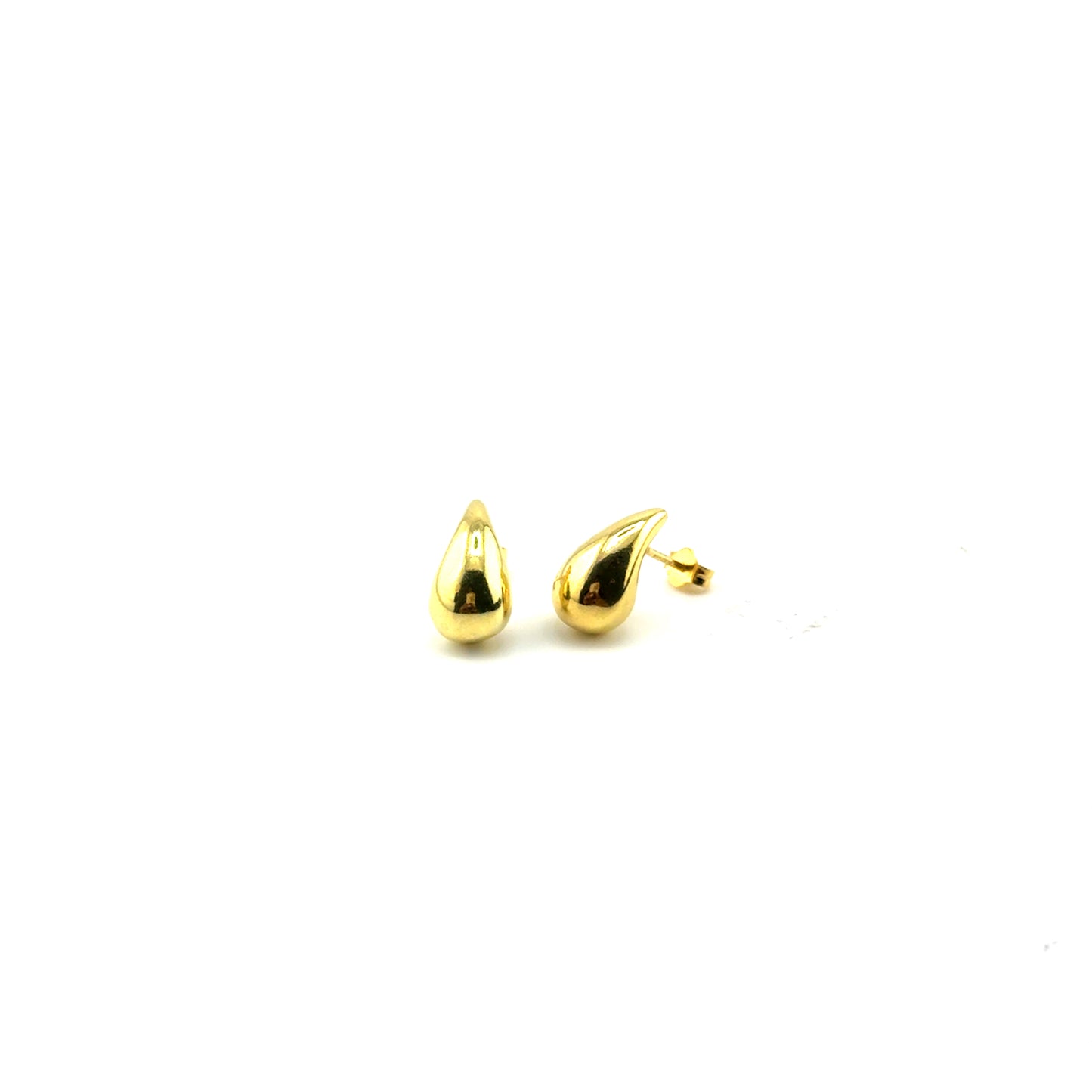 Aretes (gota) en Plata (baño de oro)