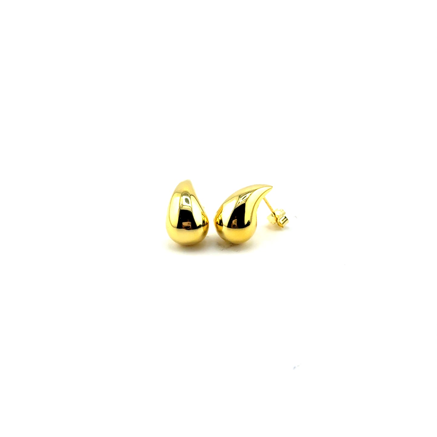 Aretes (gota) en Plata (baño de oro)