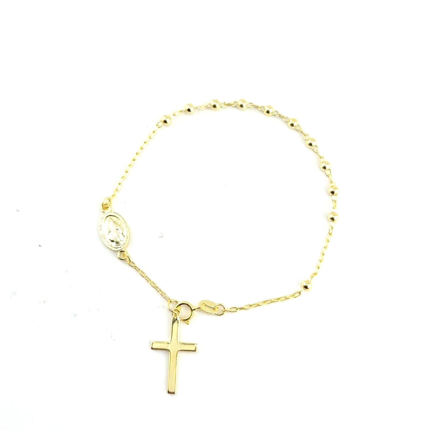 Pulsera Rosario en Plata