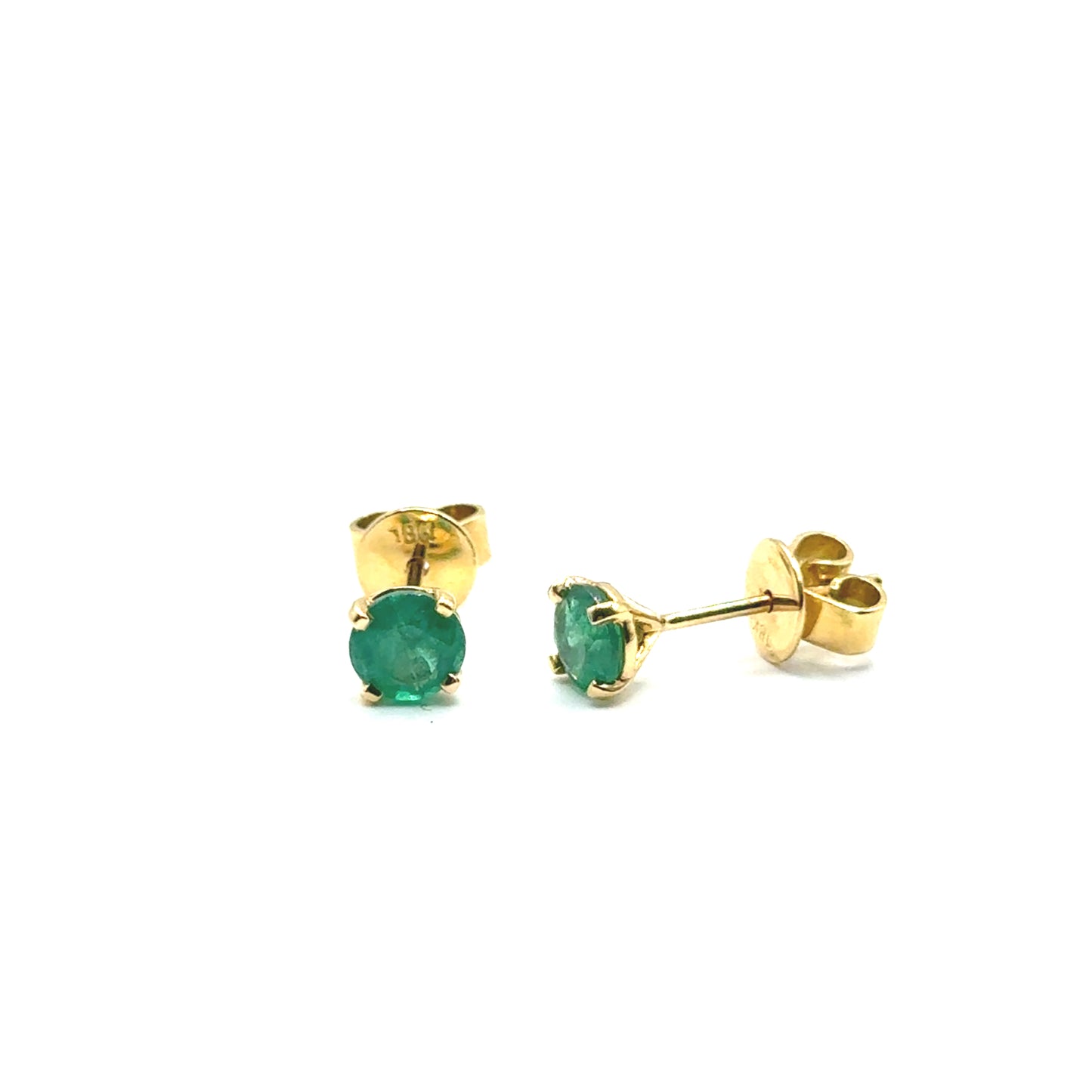 Aretes de Esmeralda en Oro 18K (0.95cts)