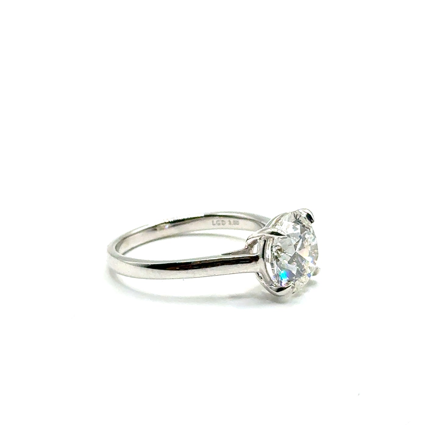 Anillo de Diamante Laboratorio en Oro 14K (3.00ct)