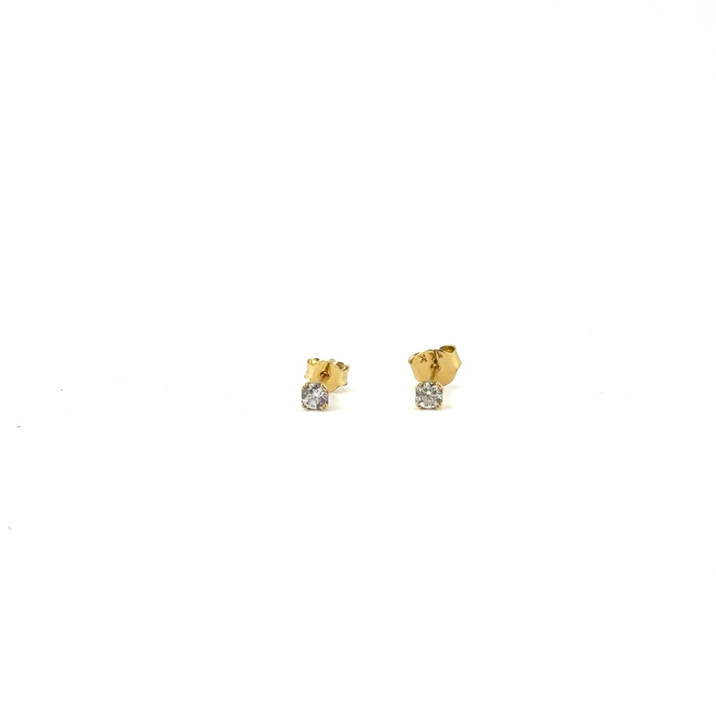 Aretes Circones (3mm) en Oro