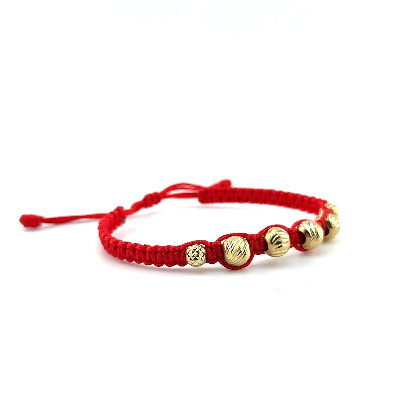 Pulsera Bolitas en Oro 10K con Hilo Adjustable (Copy)