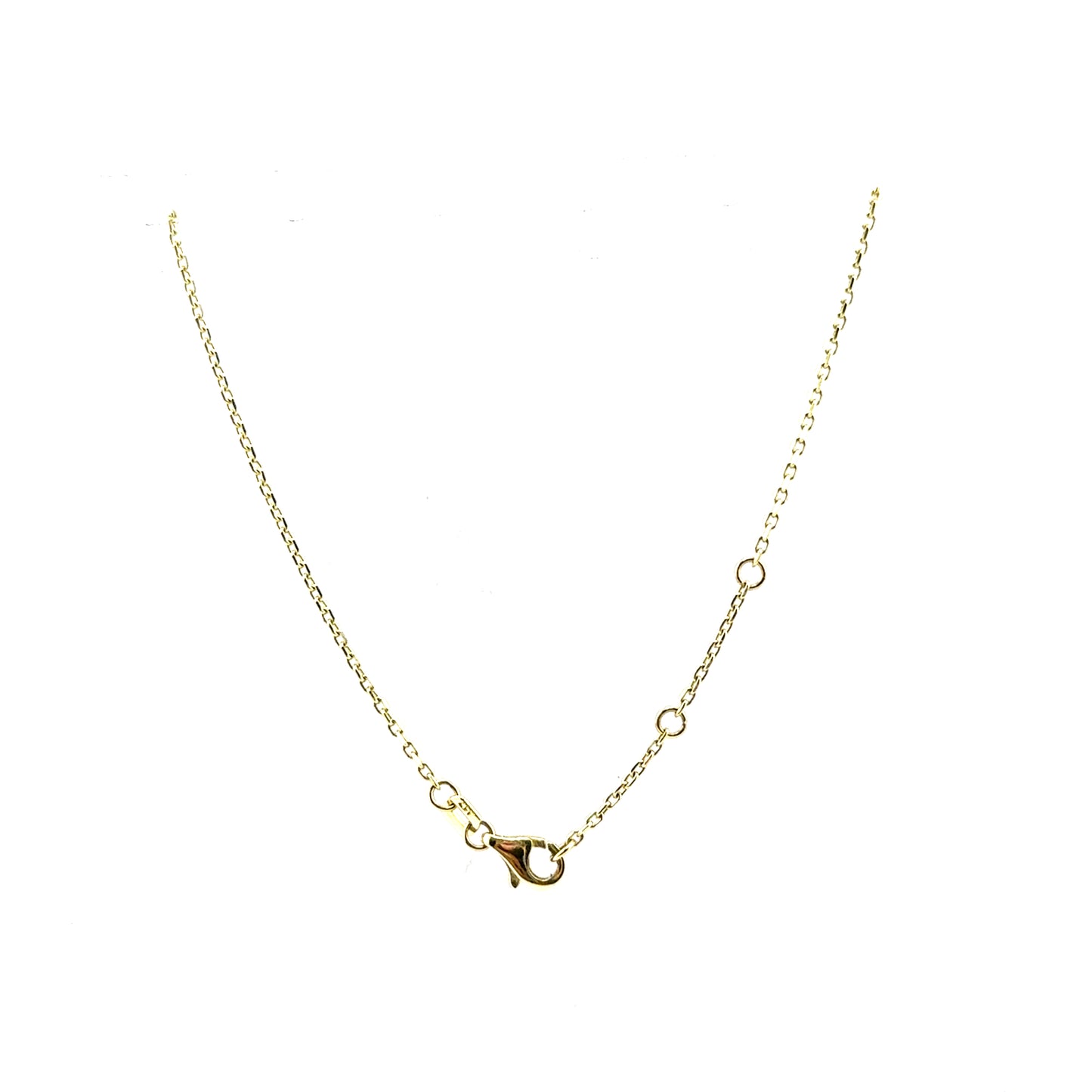 Collar Trebol (dorado) en Oro 10K