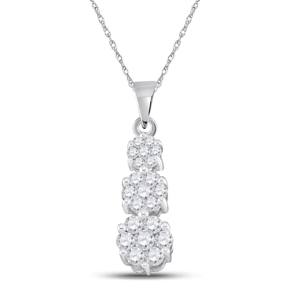 Dije de Diamantes en Oro 10K