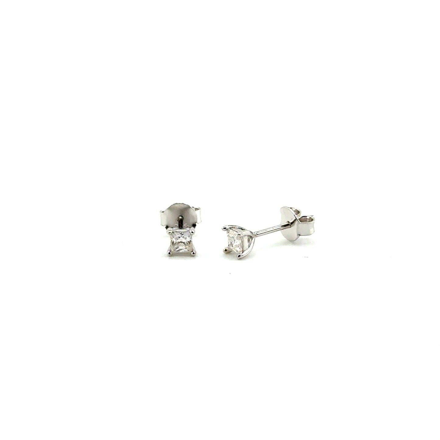 Aretes de Moissanita en Plata (0.60cts)
