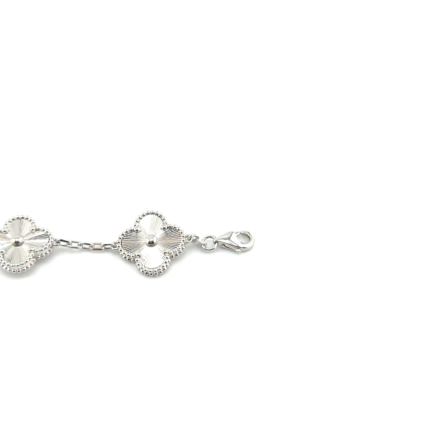 Pulsera (trébol) en Plata