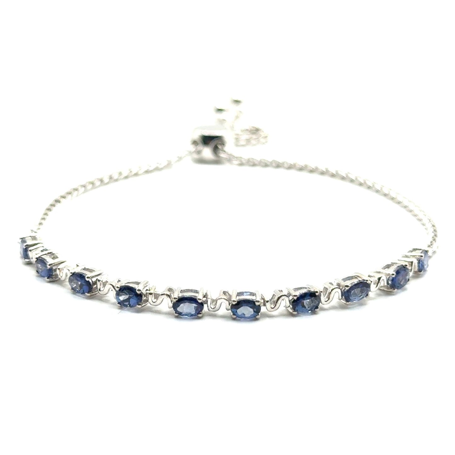 Pulsera de Tanzanita en Plata 925 (1.5cts)
