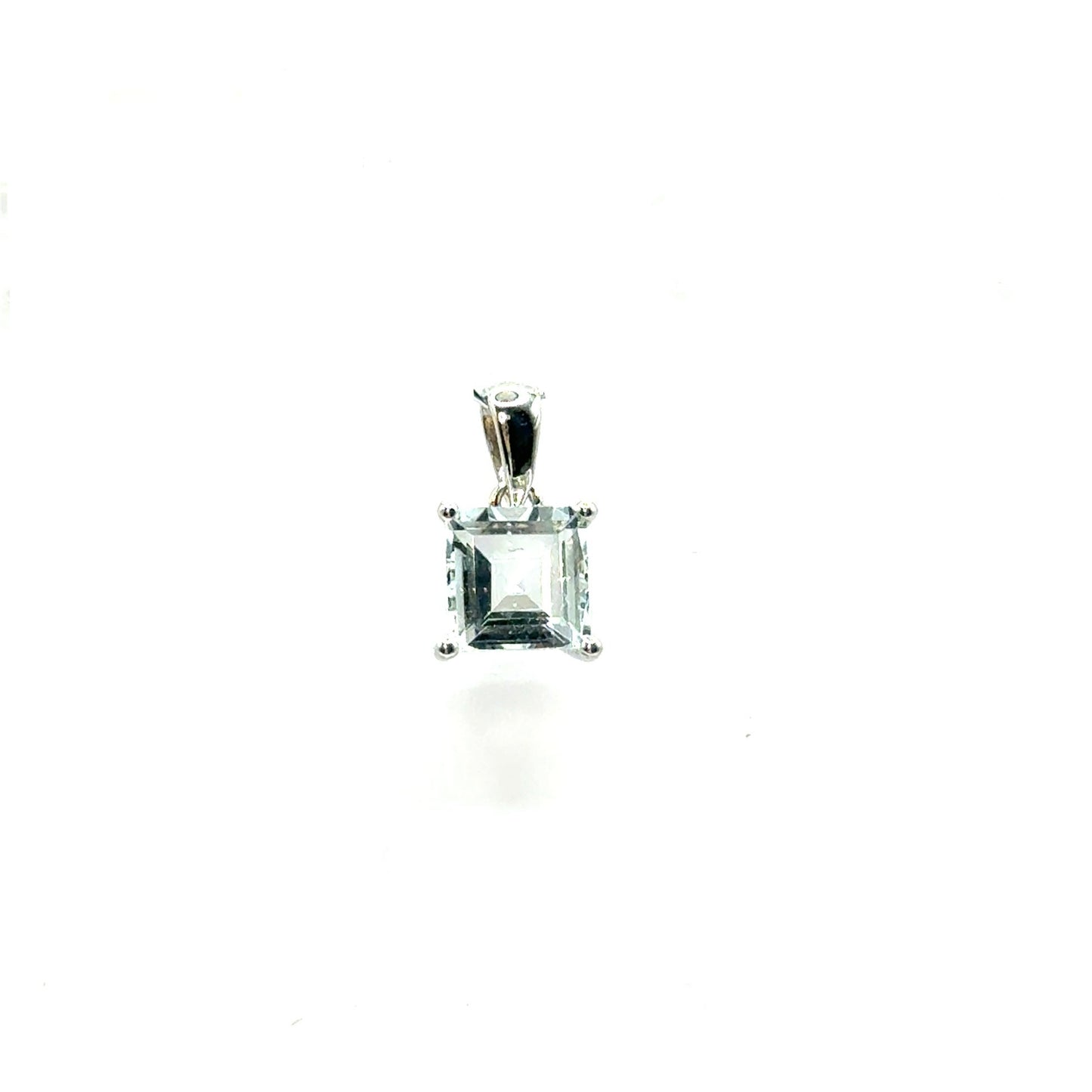 Dije de Aguamarina en Plata 925 (1.0cts)