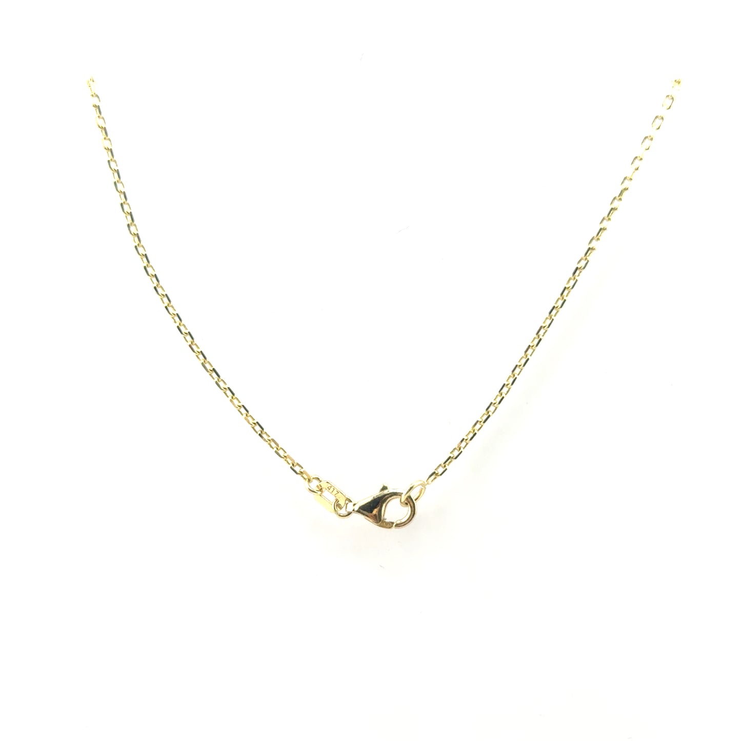 Collar Trebol (madre de perla) en Oro 10K