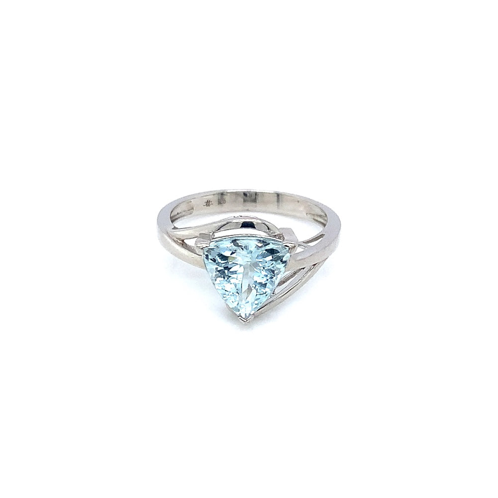 Anillo de Aguamarina en Plata 925 (1.7cts)