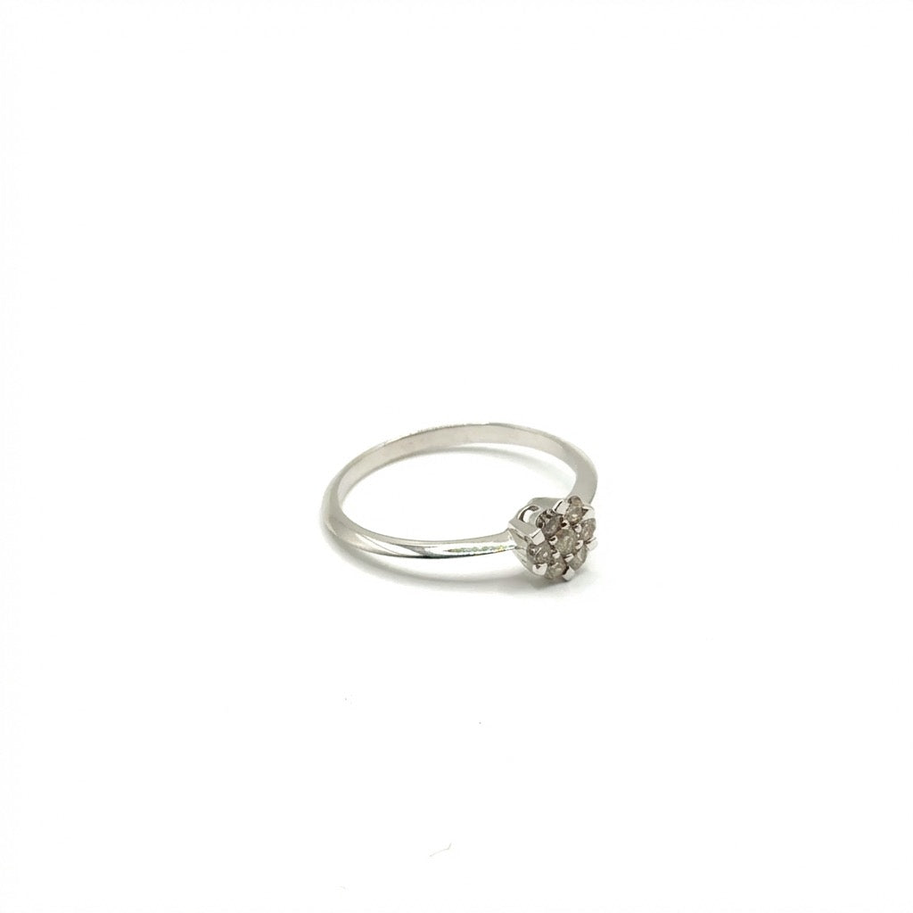 Anillo de Diamantes en Oro 10K