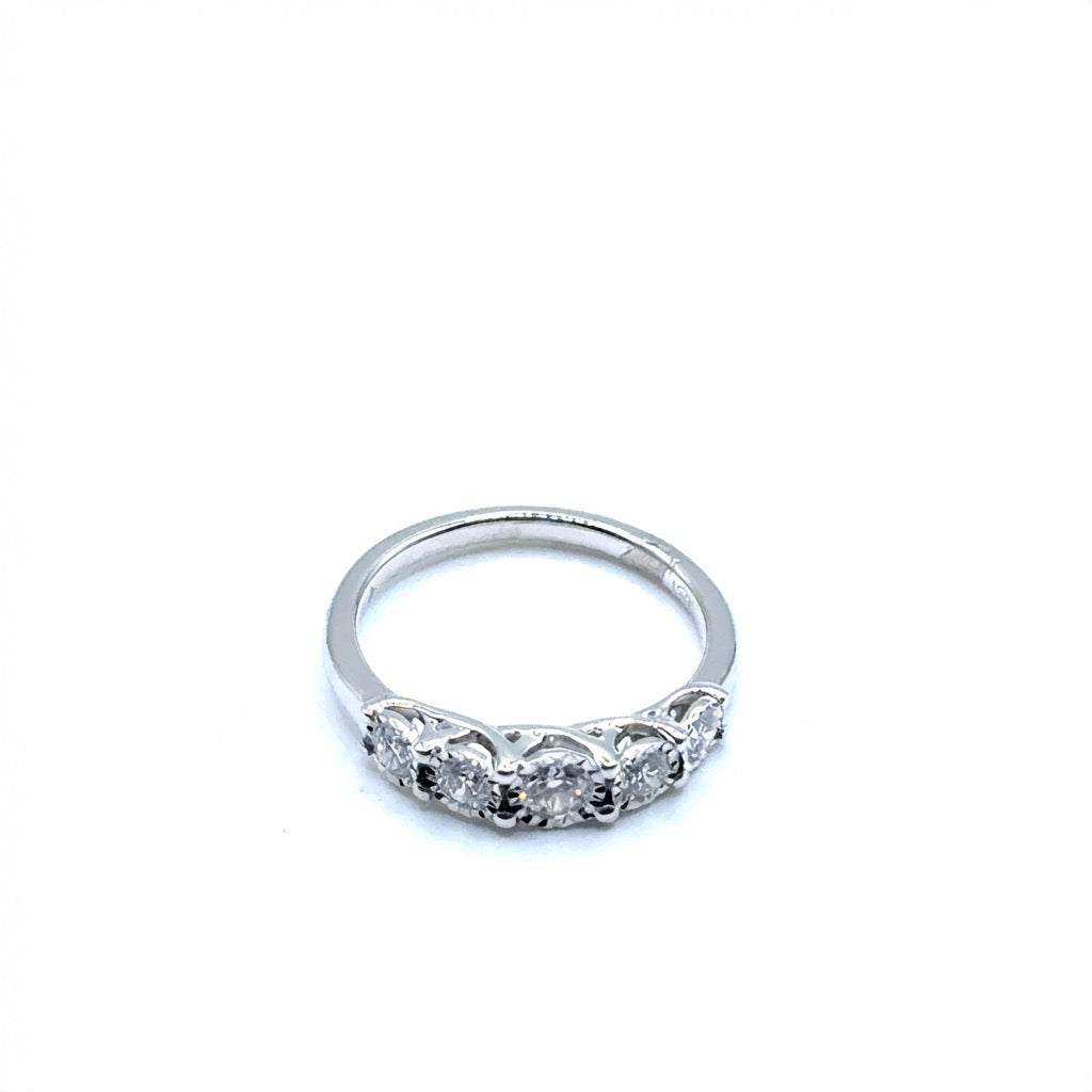 Anillo de Diamante de Laboratorio en Plata 925