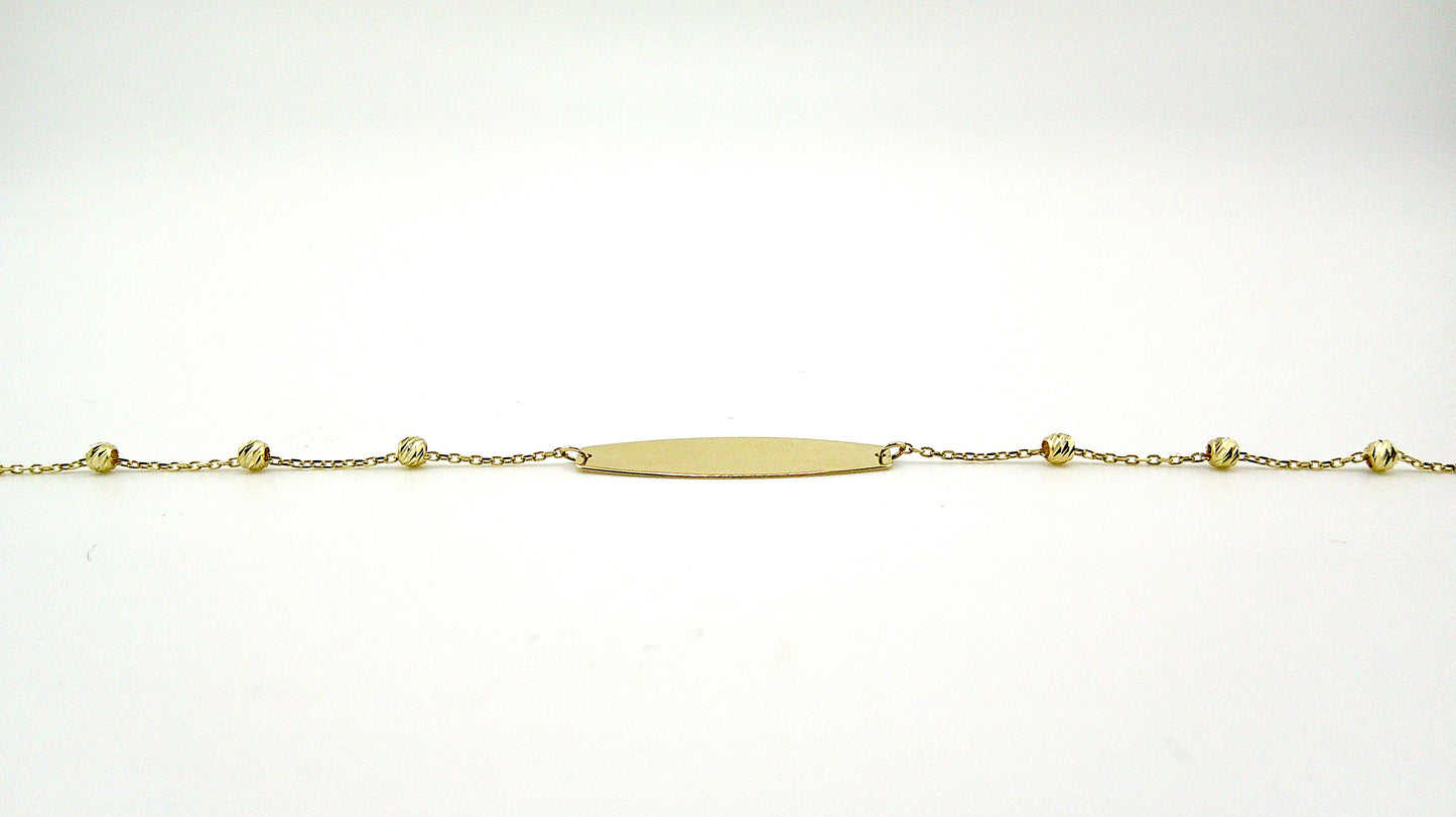Pulsera (ID) de Bebe en Oro