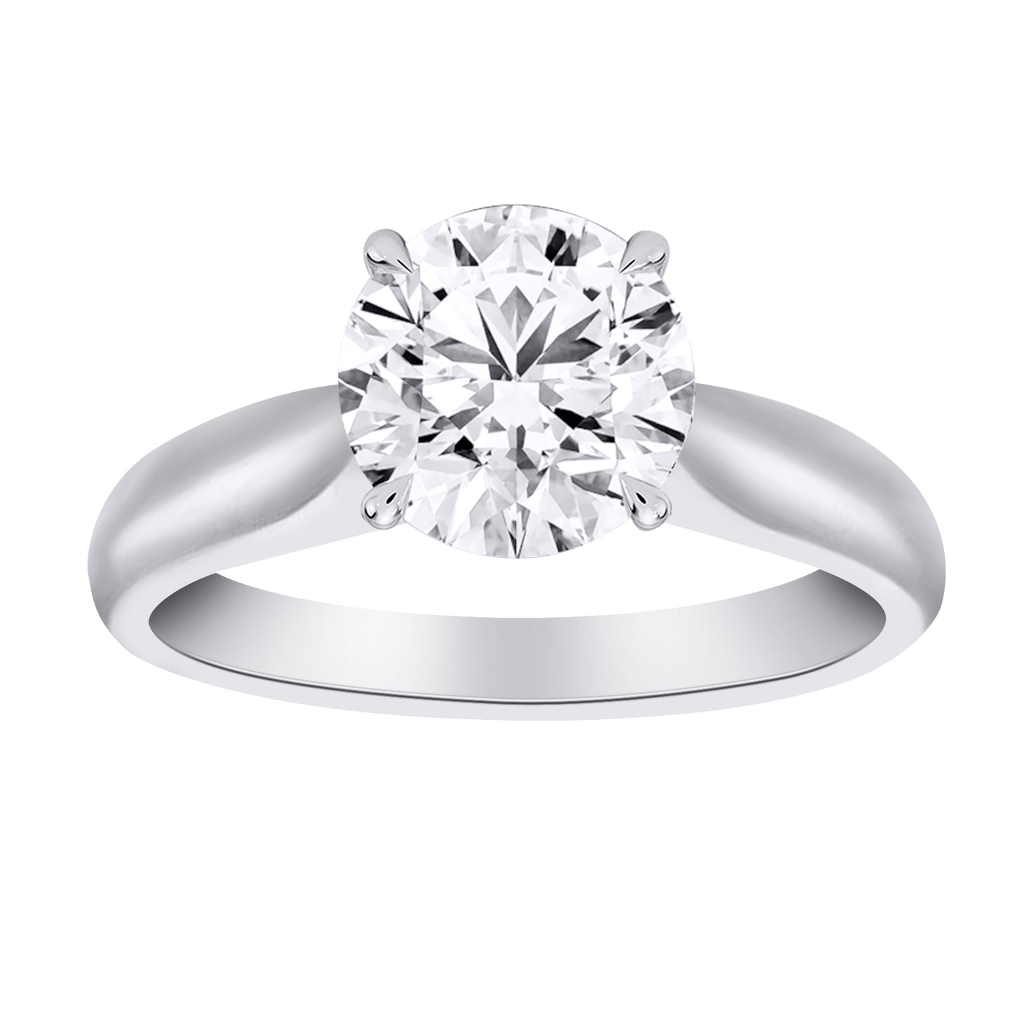 Anillo Solitario (diamante laboratorio) en Oro