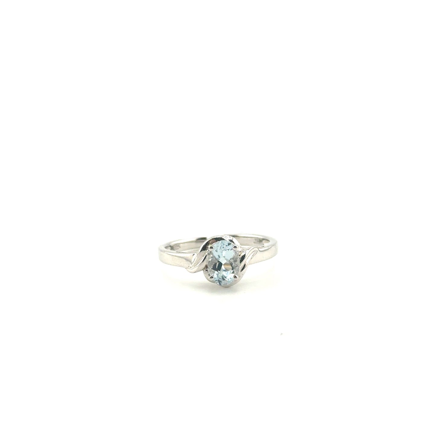Anillo Aguamarina en Plata