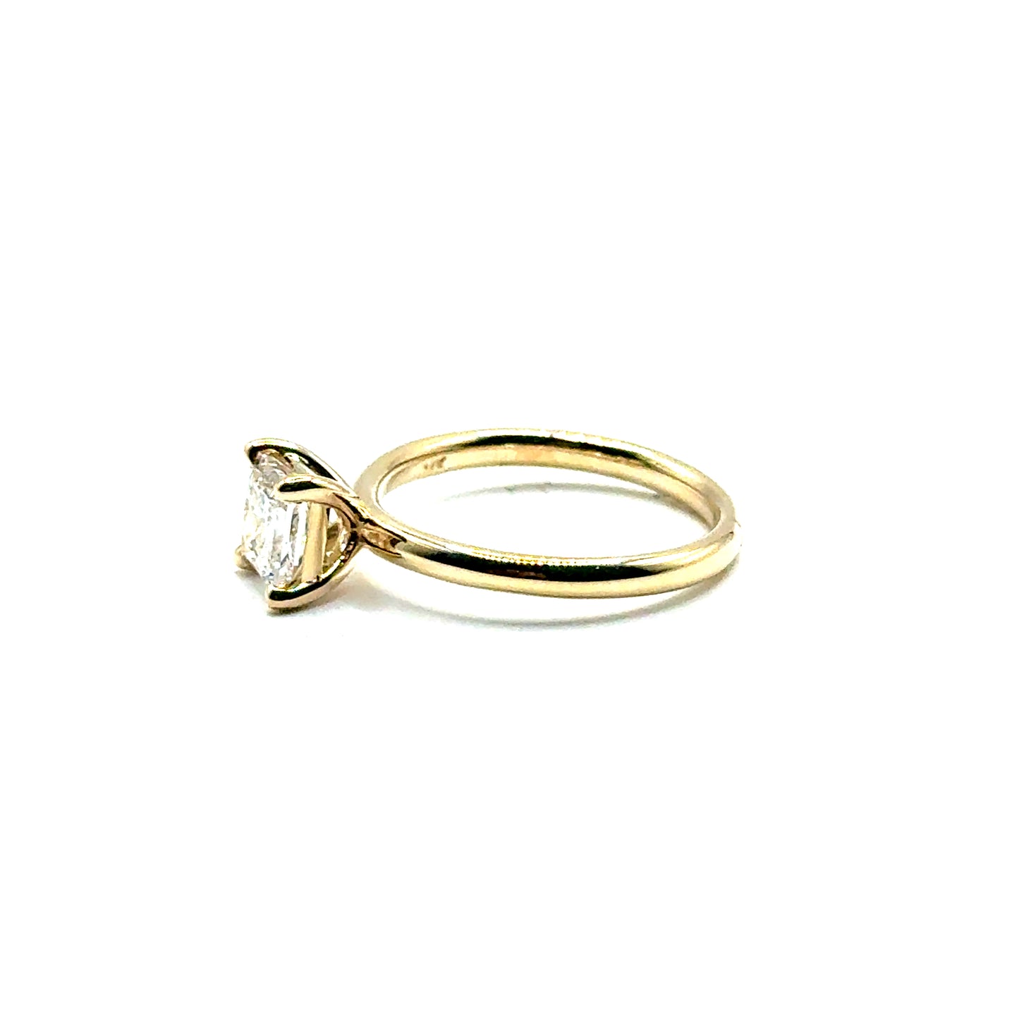 Anillo de Diamante Lab (PR 1.07ct) en Oro Amarillo 14K