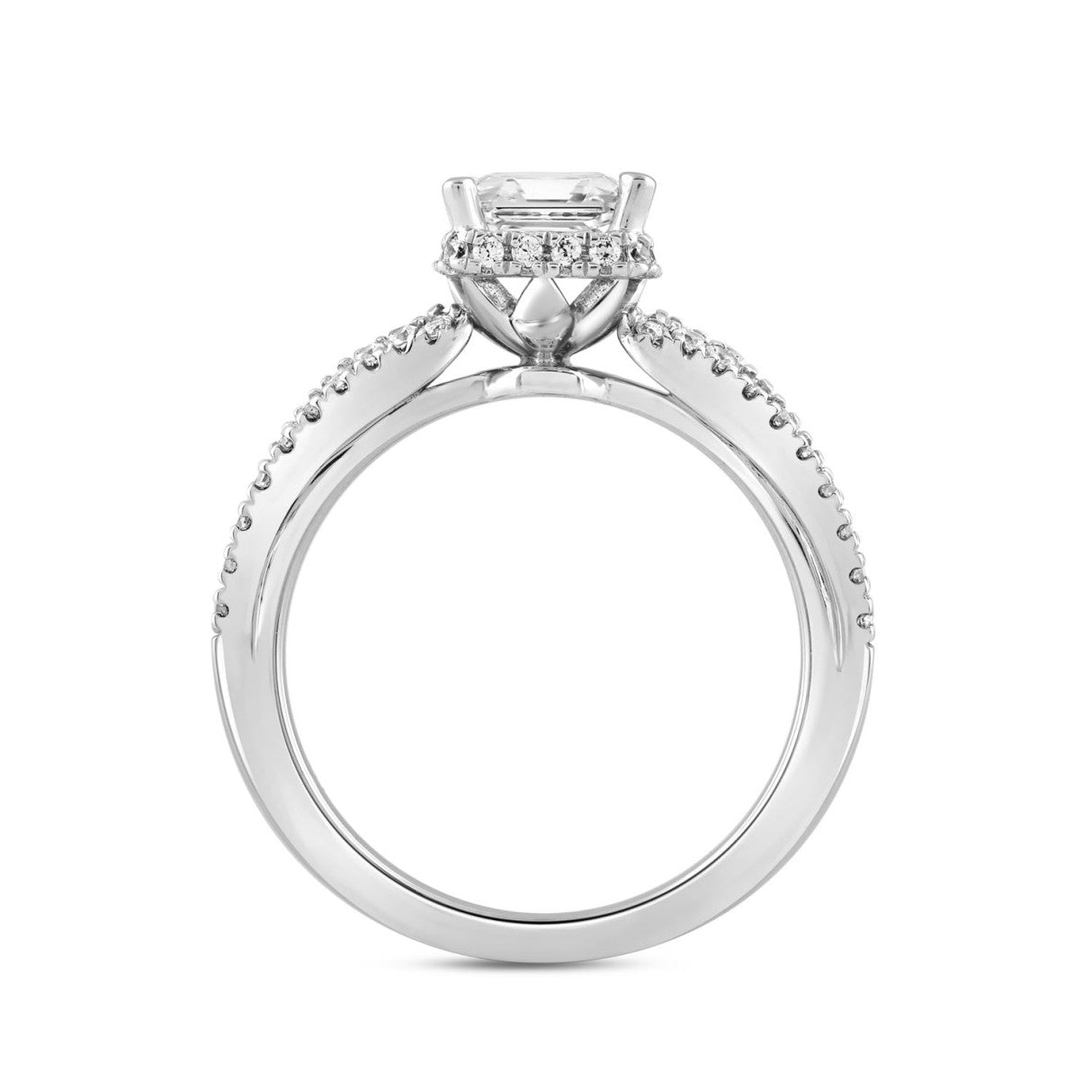 Anillo de Diamante Laboratorio en Oro 14K