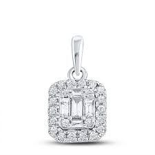 Dije de Diamantes en Oro 14K