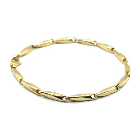 Pulsera (marquise) en Oro 10K