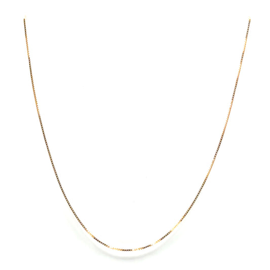Cadena Veneciana (50cm) en Oro Rosado 14K
