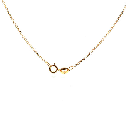 Cadena Rolo (45cm) en Oro Rosado 14K