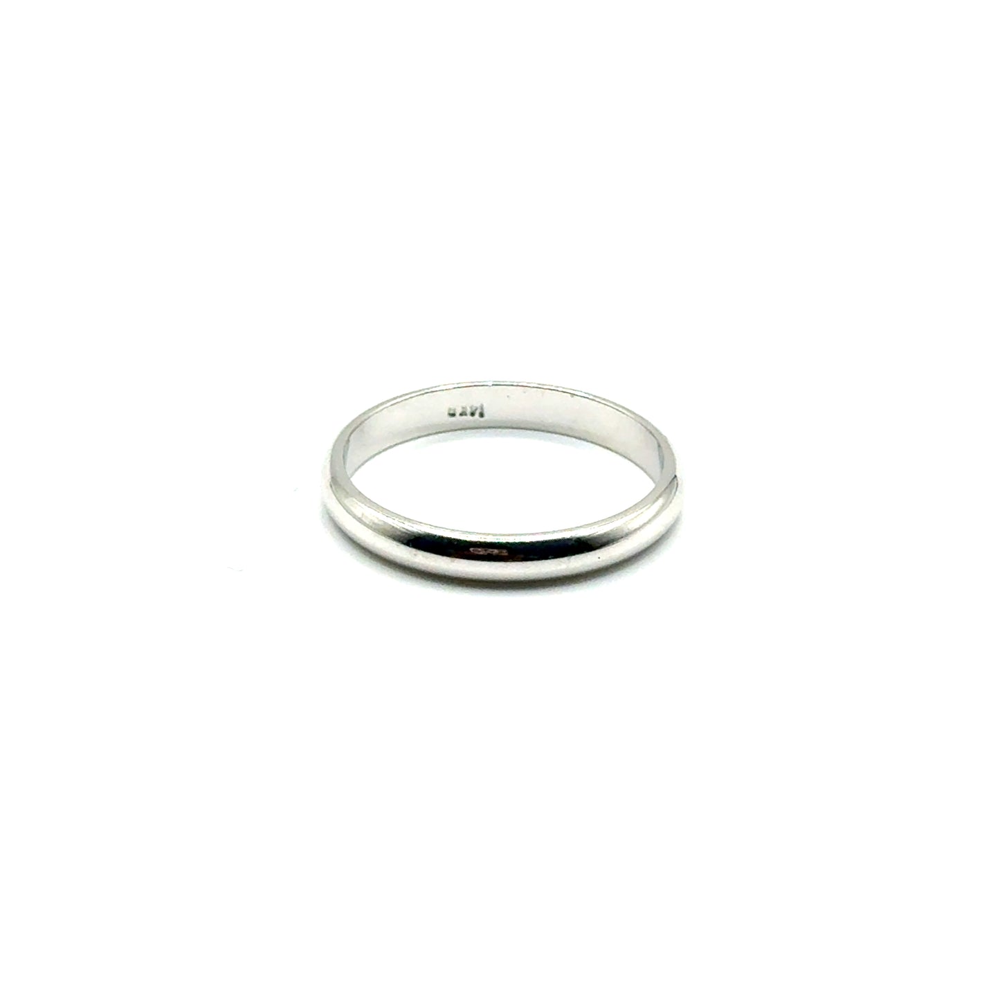 Banda (3mm) en Oro Blanco 14K