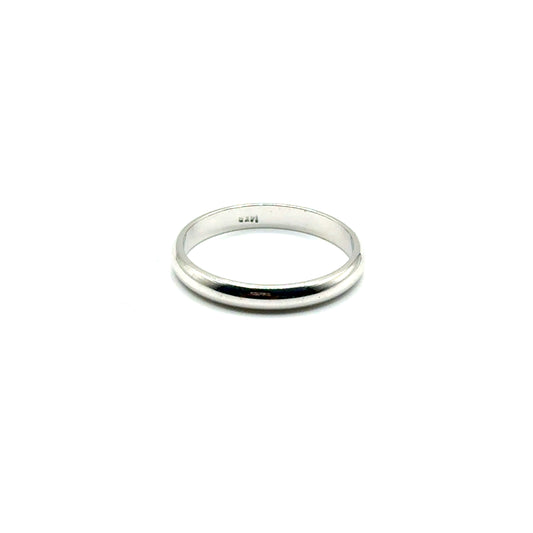 Banda (3mm) en Oro Blanco 14K