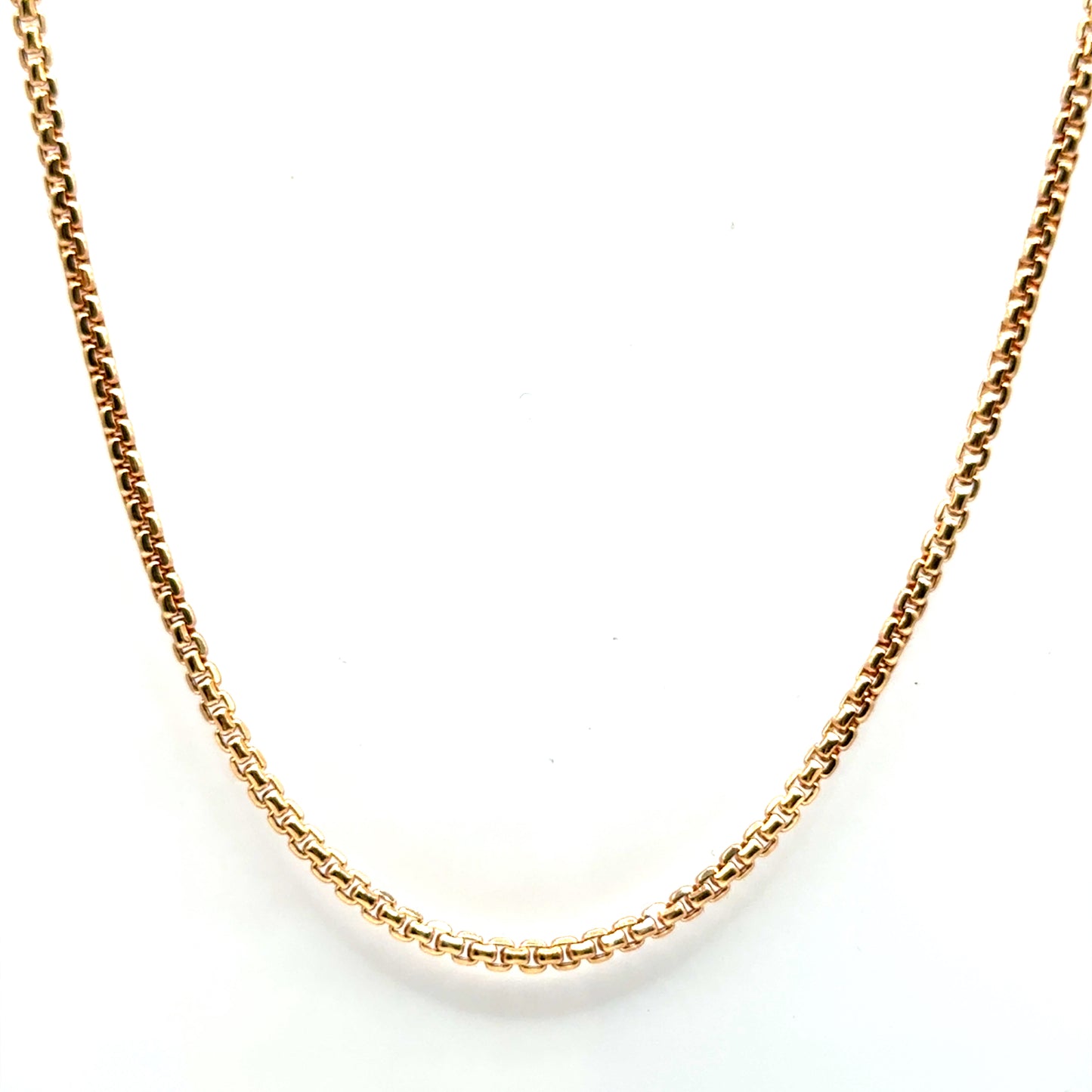 Cadena Franco en Oro Rosado 14K