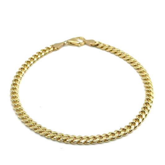Pulsera Cubana en Oro 14K