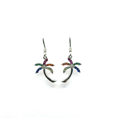 Aretes (Palmera) en Plata 925