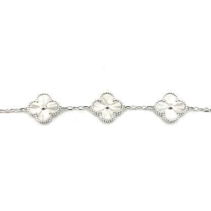 Pulsera (trébol) en Plata